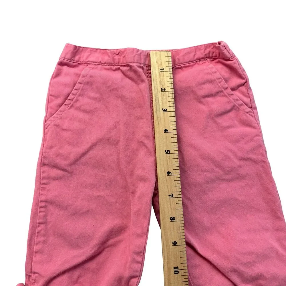 Ralph Lauren Pants Baby Girl Large 12-18 Months Pink Pockets Stretch Cute Cotton
